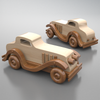 Antique Show Toy Car Roundup (PDF Download + SVG File) Wood Toy Plans