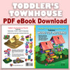 Toddler's Toy Townhouse Play Set (PDF eBook Download) Full-Size Wood Toy Plans