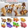 Funky Fun Dinosaurs + Carpet Buddies (2 PDF Downloads) Wood Toy Plans