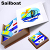 Happy Teacher Sailboat Block Puzzle (PDF Download) Wood Toy Plans