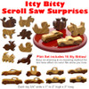 Itty Bitty Scroll Saw Surprises (PDF Download) Wood Toy Plans