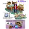 Little Princess 18" Doll Bedroom Set (PDF Download) Wood Toy Plans