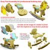 Playtime Toddler's Rocking Elephant + Rocking Pony (2 PDF Downloads) Wood Toy Plans