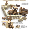 Quick & Easy Farm Tractor and Animals (PDF Download) Wood Toy Plans