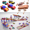 Quick & Easy Drag Racers Game (PDF Download) Wood Toy Plans