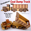 ReallyWood Coal Mine Dump Truck (PDF Download) Wood Toy Plans