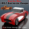 Scroll Saw Magic 1957 Corvette Coupe (PDF Download) Wood Toy Plans