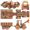 Super ReallyWood Big Farm Tractor & Grain Dumper (PDF Download) Wood Toy Plans