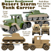 Super ReallyWood Desert Storm Tank Carrier Wood (PDF Download) Toy Plans
