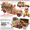 Table Saw Magic Antique School Bus (PDF Download) Wood Toy Plans