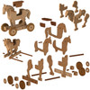 Trojan Ride-On Horse + Catapult & Soldiers (PDF Download) Wood Toy Plans