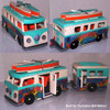 VW Hippie Bus and Beach Trailer + Kayaks (PDF Download) Wood Toy Plans