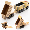Famous Mercedes Garbage & Tandem Dump Trucks  (3 PDF Downloads) Wood Toy Plans