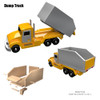 Magnificent MACKS Van, Flatbeds & Lumber Trucks Wood Toy Plans (PDF Download + SVG File)