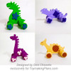 Scroll Saw Magic Dino Delights Wood Toy Plans (PDF Download + SVG File)