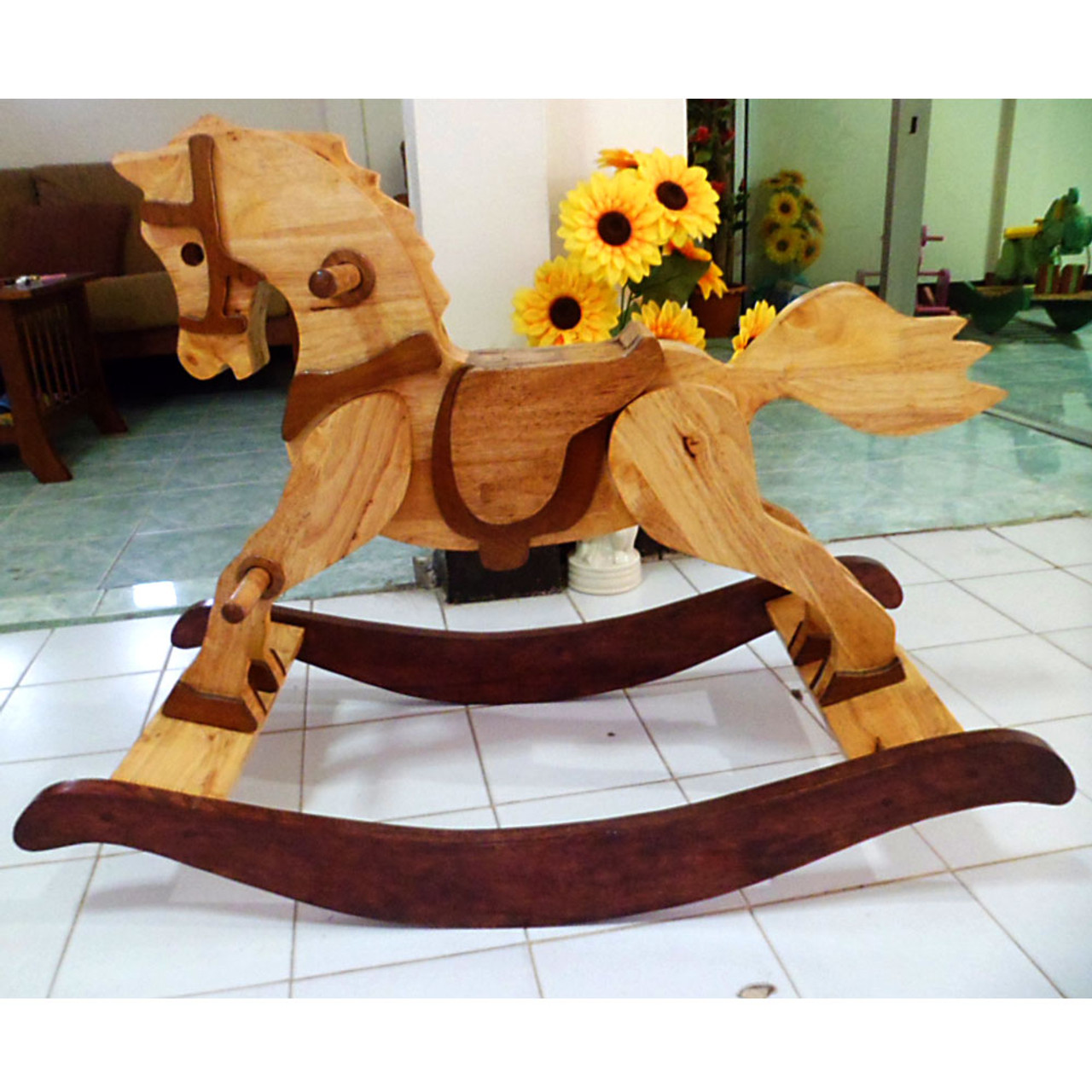 Antique 1890 Rocking Horse for Toddlers Wood Toy Plans