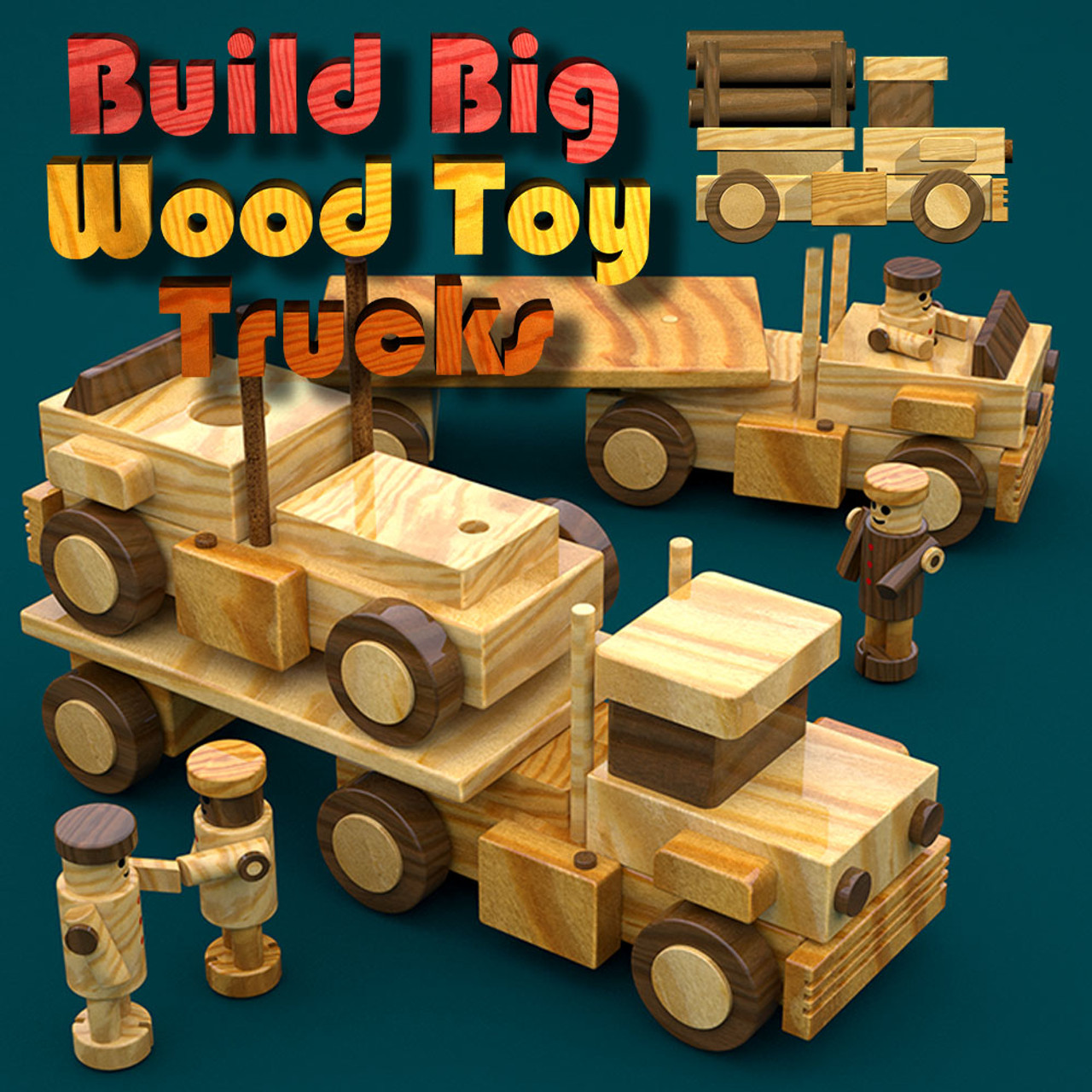 wooden semi truck plans