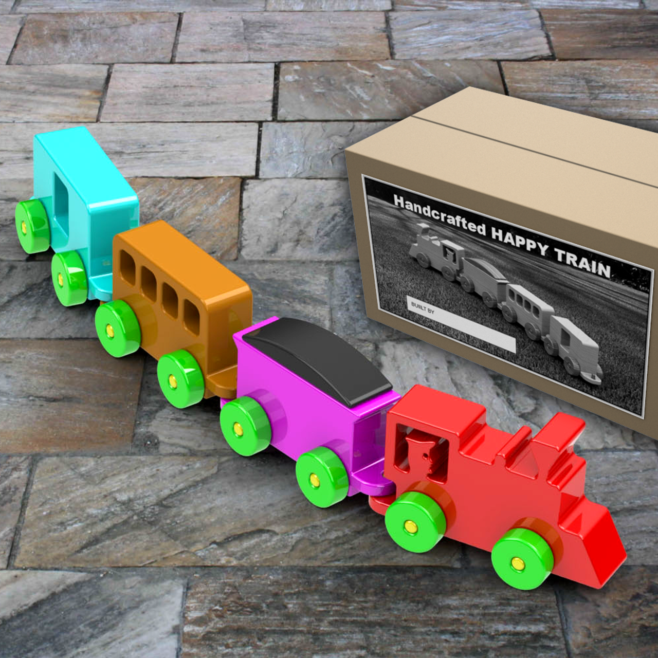 Easy Basics Happy-Go-Lucky Train Wood Toy Plans