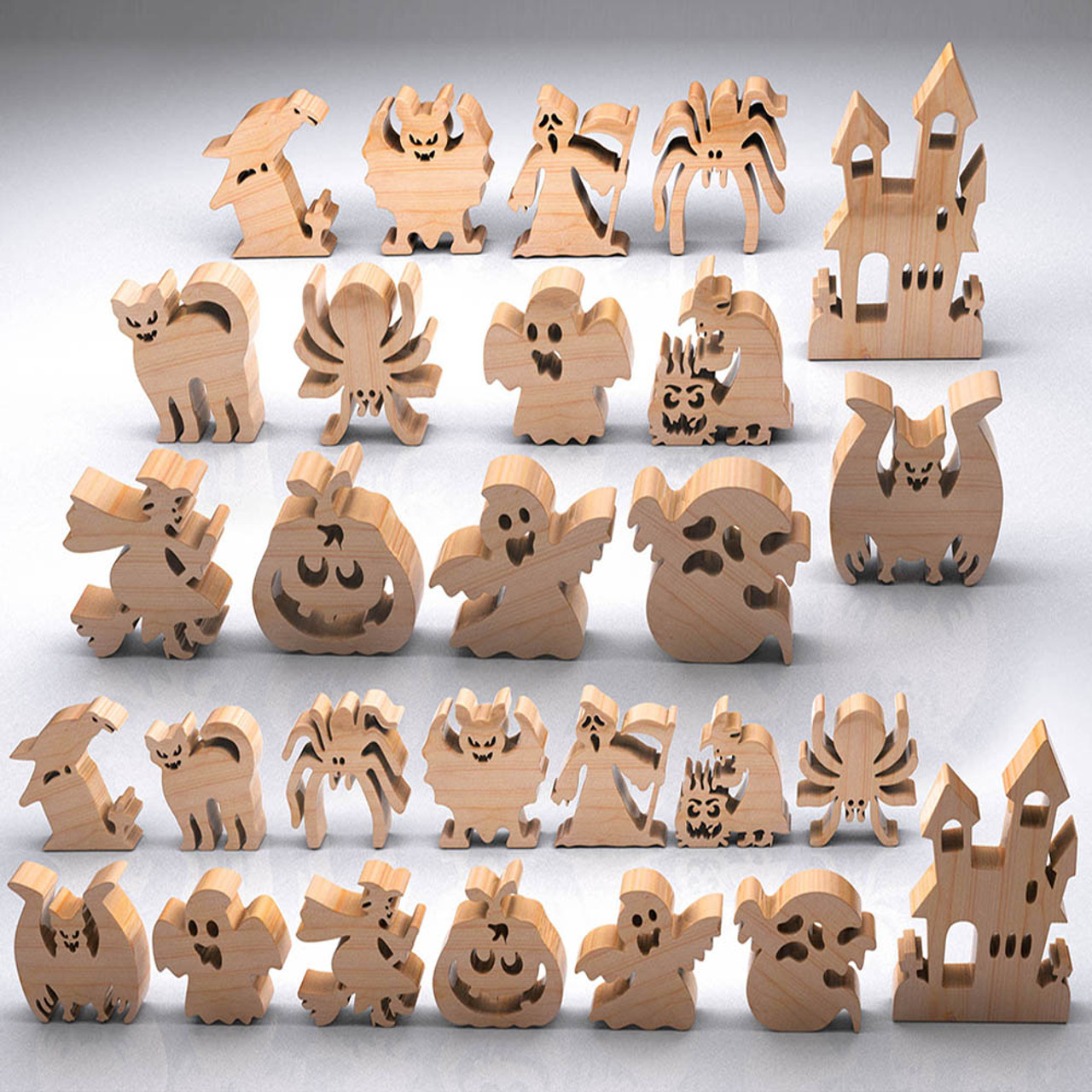 Halloween Snazzy Scroll Saw Spooks Wood Toy Plans scroll-saw-pattern-man-s-best-friend-fox-chapel-publishing