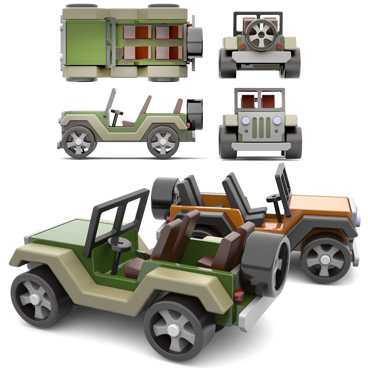 wooden toy jeep plans