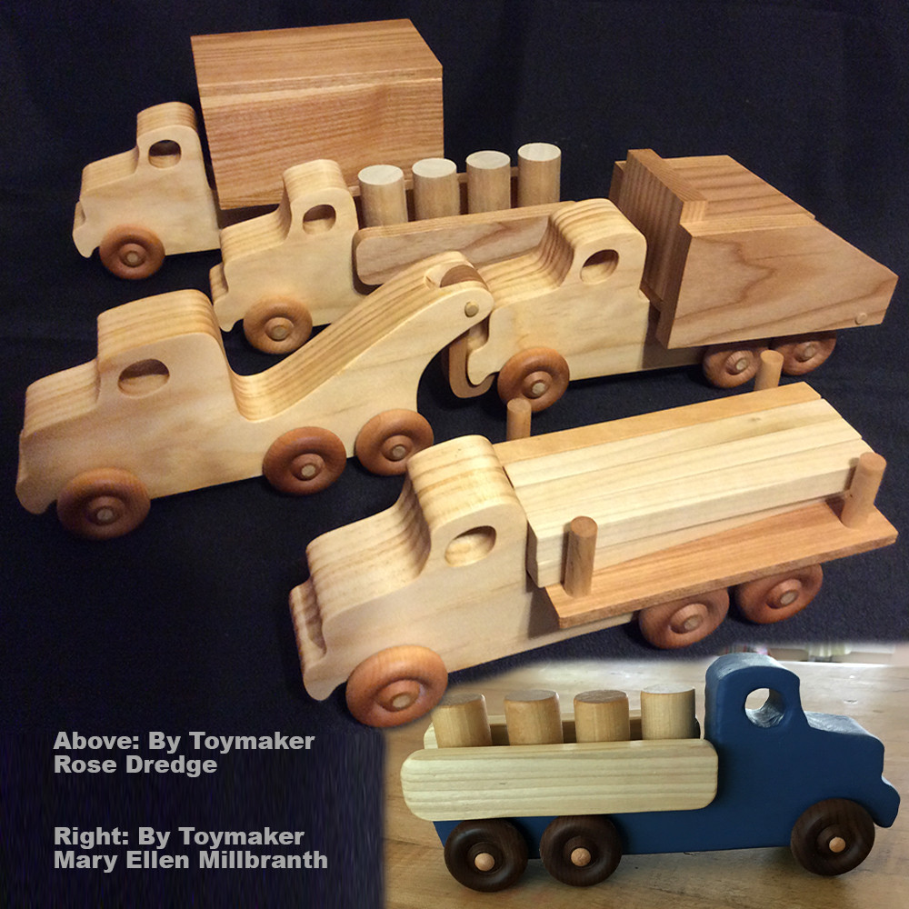 Quick & Easy 5 Truck Fleet Wood Toy Plans