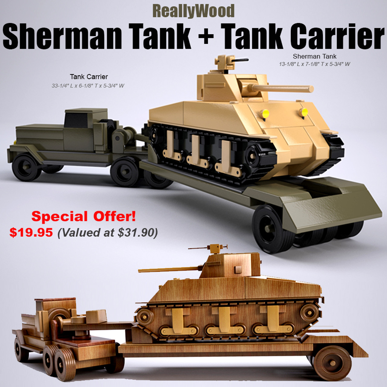 sherman tank toy