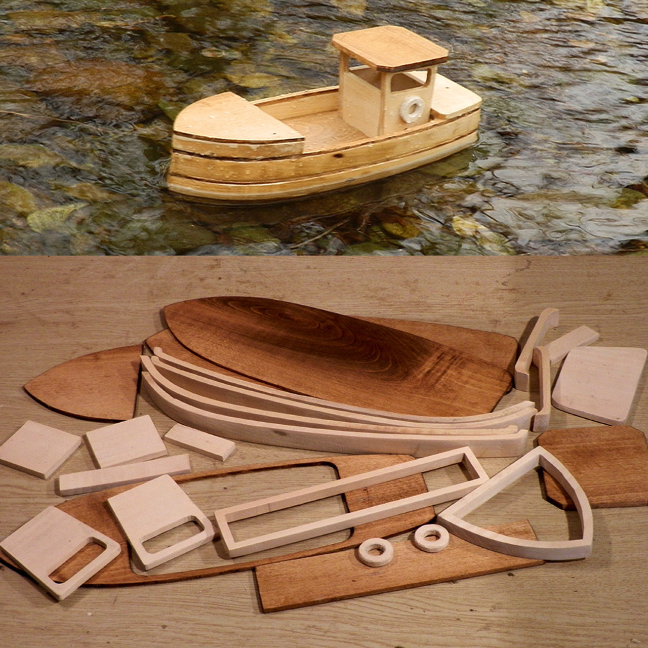 Wood Toy Plans - Stojanovic Fishing Boat 