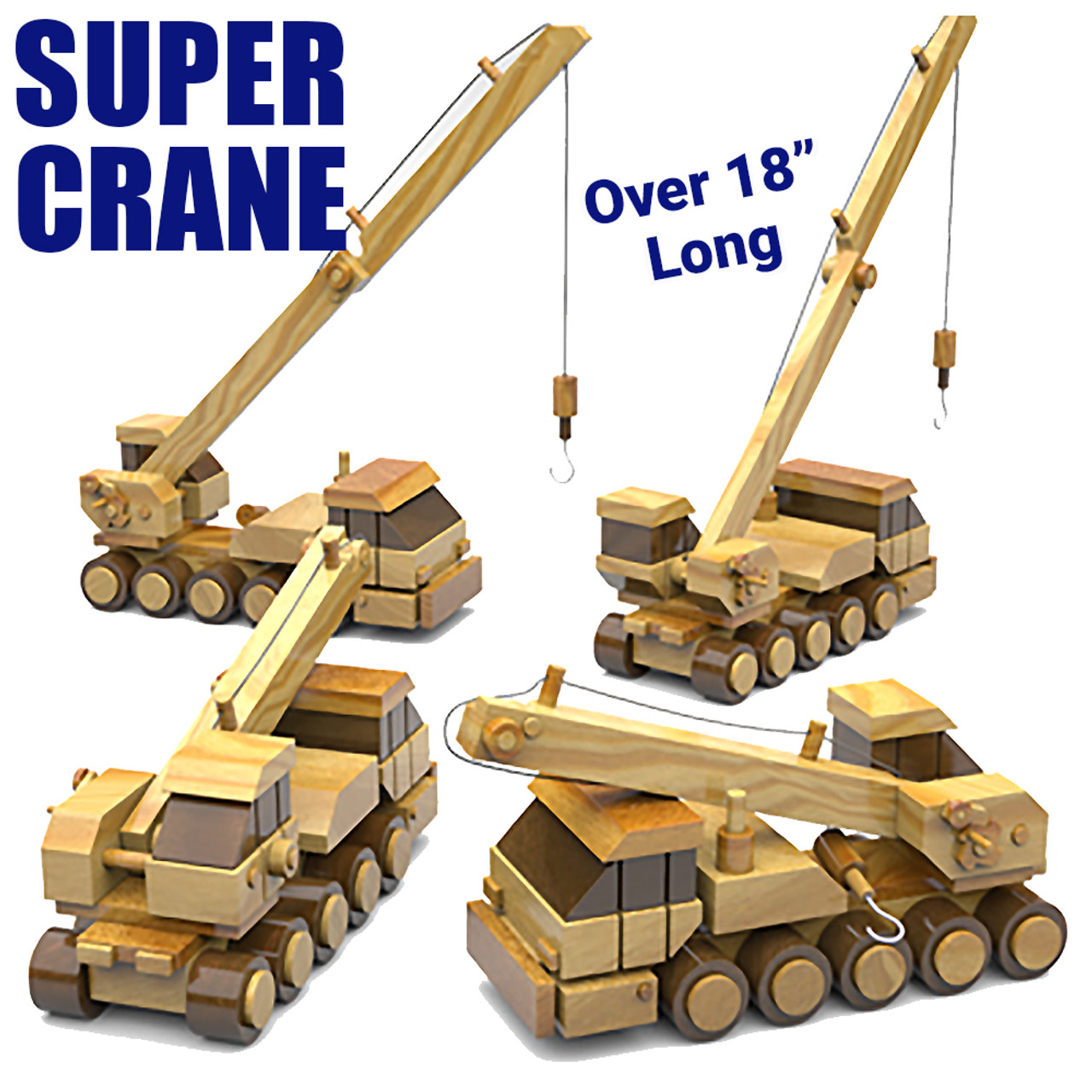 wooden toy crane plans