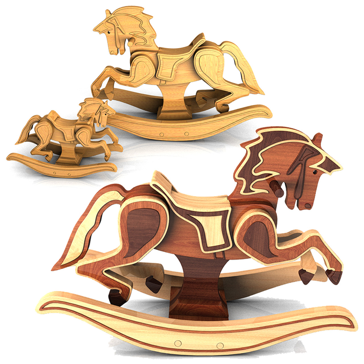 Toddler + Baby 1901 Carousel Rocking Horse Wood Toy Plans Toddler + Baby 1901 Carousel Rocking Horse Wood Toy Plans