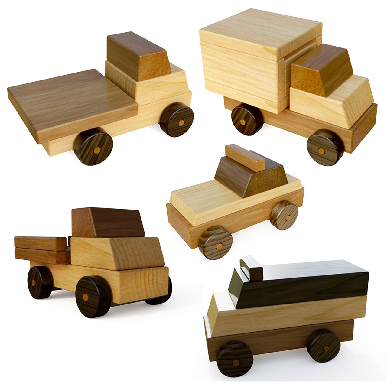 wood toy trucks