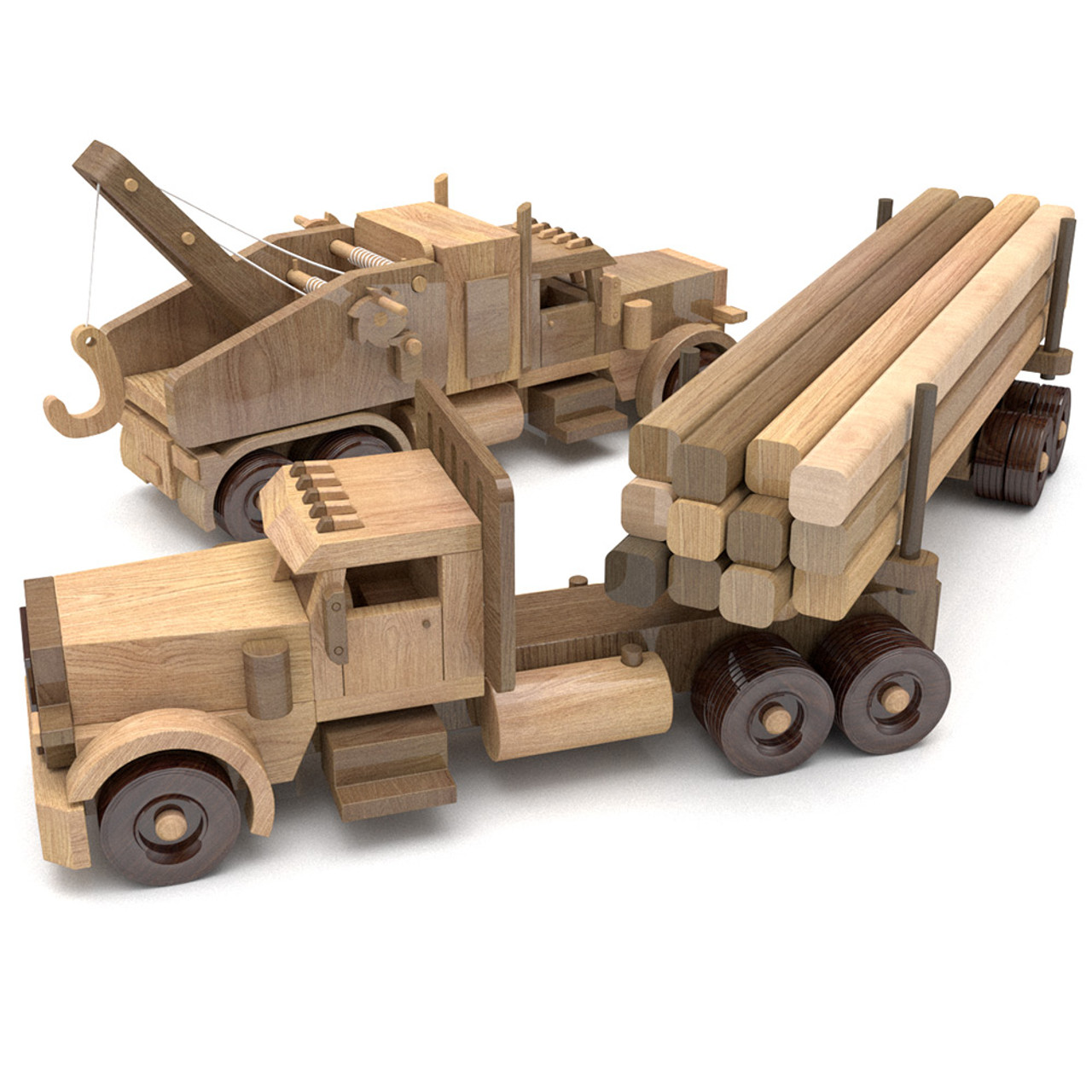 Toy sales logging trucks