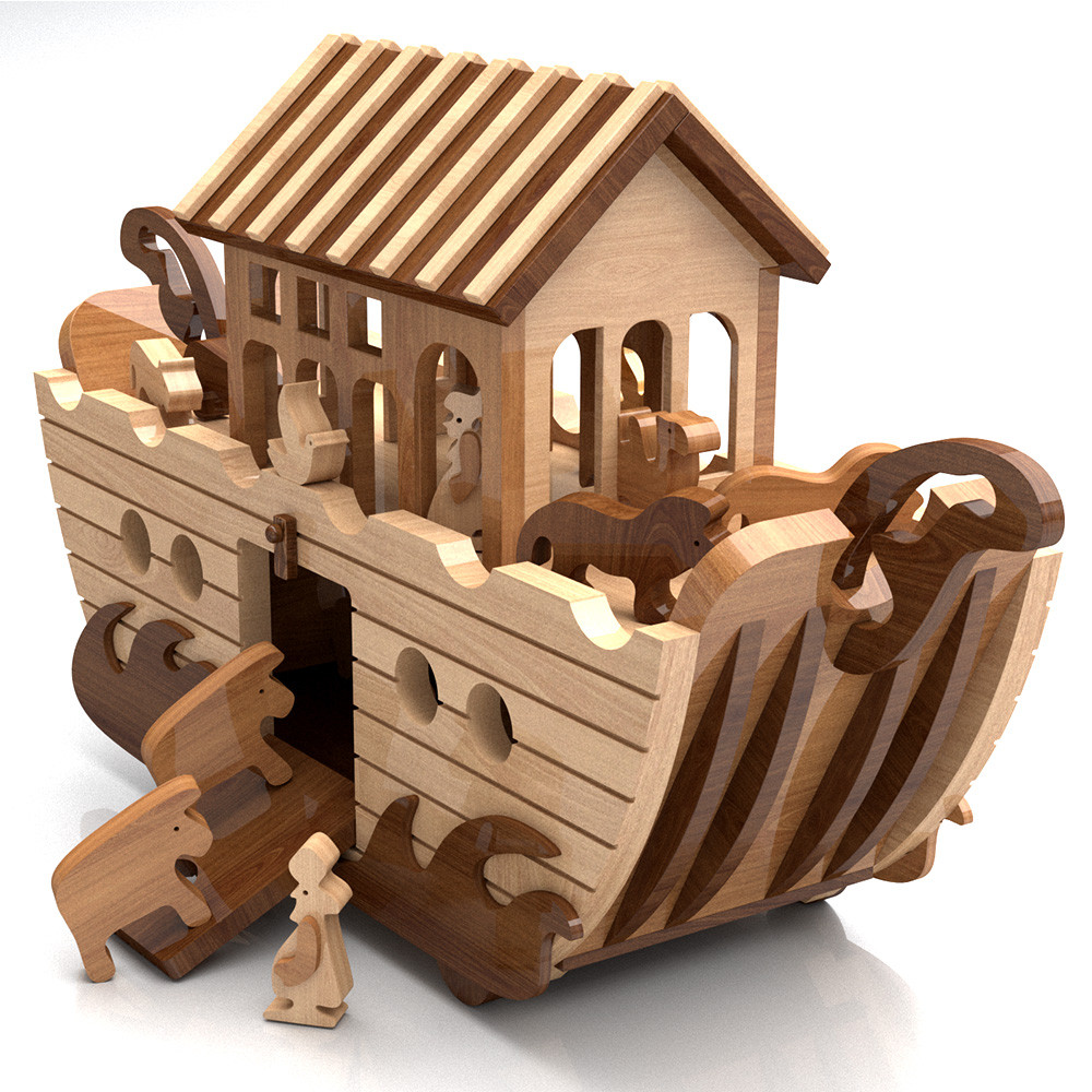 Classic Noah's Ark + BONUS Jonah's Whale (PDF Download + SVG Files)