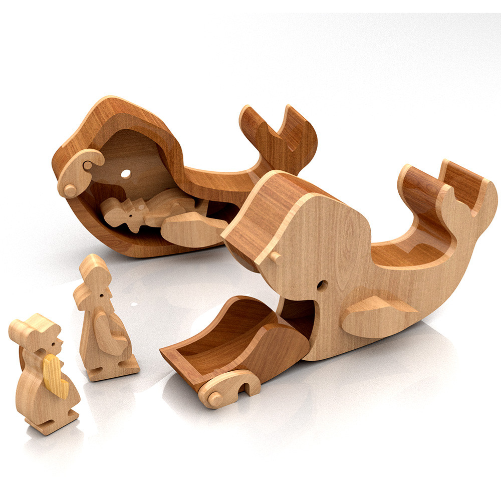 Classic Noah's Ark + BONUS Jonah's Whale (PDF Download + SVG Files)