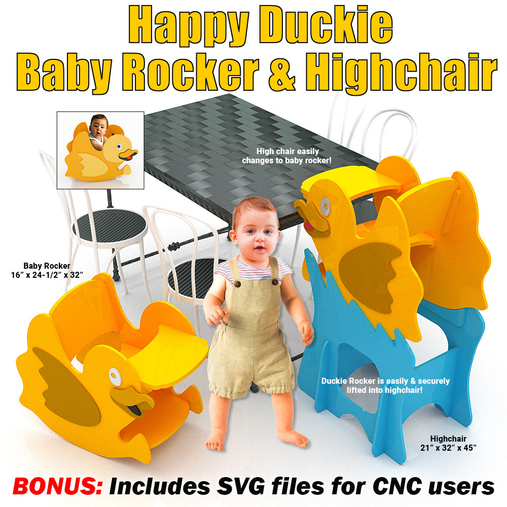Happy Rocker Rocking Horses & Riders Wood Toy Plans
