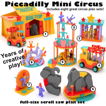Piccadilly Mini Circus (PDF Download) Wood Toy Plans
