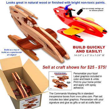 Scroll Saw Magic Commando Mustang (PDF Download) Wood Toy Plans Scroll Saw Magic Commando Mustang (PDF Download) Wood Toy Plans