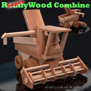 Super ReallyWood Combine (PDF Download) Wood Toy Plans