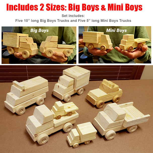 Ten 10 Minute 2x4 Trucks Wood Toy Plans (PDF Download) Ten 10 Minute 2x4 Trucks Wood Toy Plans (PDF Download)