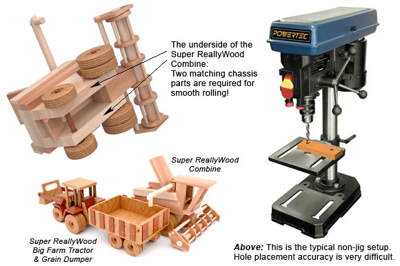 Make Perfect Wood Toy Axle Holes