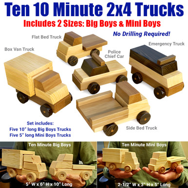 Small wooden trucks shop