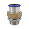 EUROPRESS 316L Stainless Steel Male Adaptor Union Brass Nut EUROPRESS 316L Stainless Steel Male Adaptor Union Brass Nut