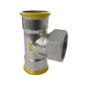 EUROPRESS 316L Stainless Steel Gas Female Tee EUROPRESS 316L Stainless Steel Gas Female Tee