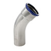 EUROPRESS 316L Stainless Steel 45° Spigot Elbow