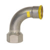 EUROPRESS 316L Stainless Steel Gas 90° Female Elbow