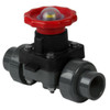 Sch80 PVC True Union 2000 Industrial Diaphragm Valve SOC NPT PVC EPDM