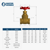 Brass Gate Valve PN16