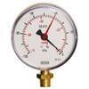 Stainless Steel Pressure Gauge Bottom Entry - Dry Vacuum