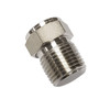 High Pressure Threaded Instrumentation 316 Stainless Steel Plug - Imperial BSPT