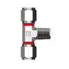 VIS-LOK Union Male Tee 316 Stainless Steel - Imperial Tube x BSPT