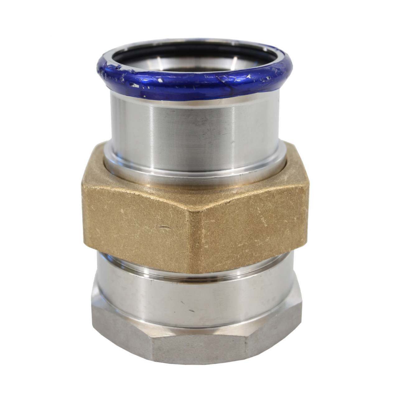 EUROPRESS 316L Stainless Steel Female Adaptor Union Brass Nut
